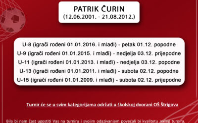 Memorijalni malonogometni turnir “Patrik Čurin 2023”